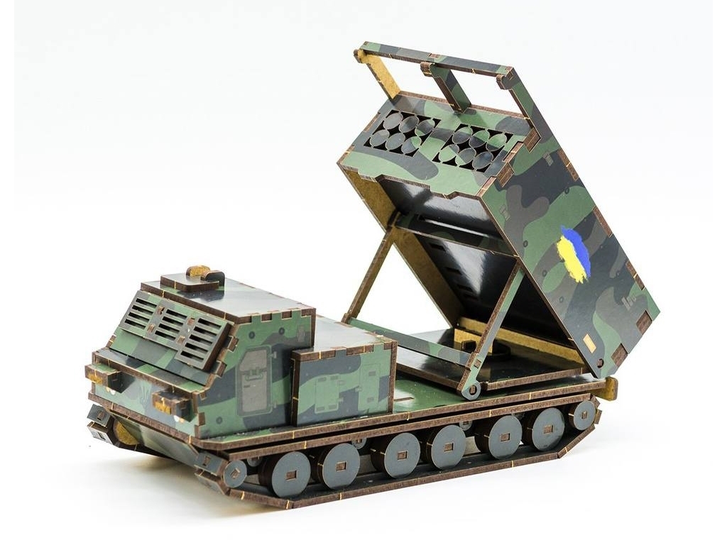 Дерев'яний 3D конструктор M270, 125 деталей