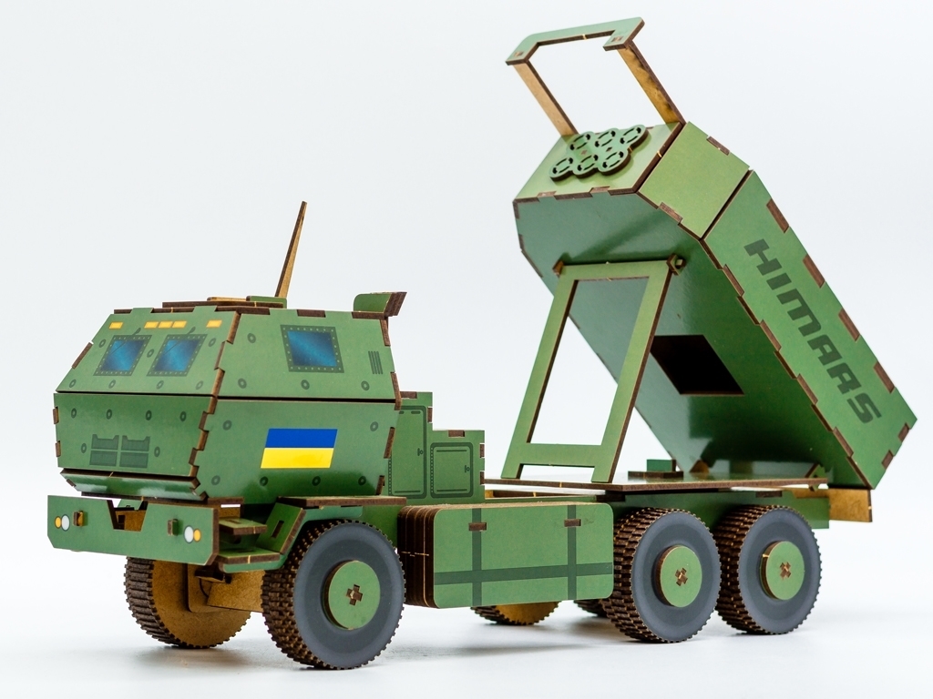 Дерев'яний 3D конструктор ХІМАРС, 152 деталі