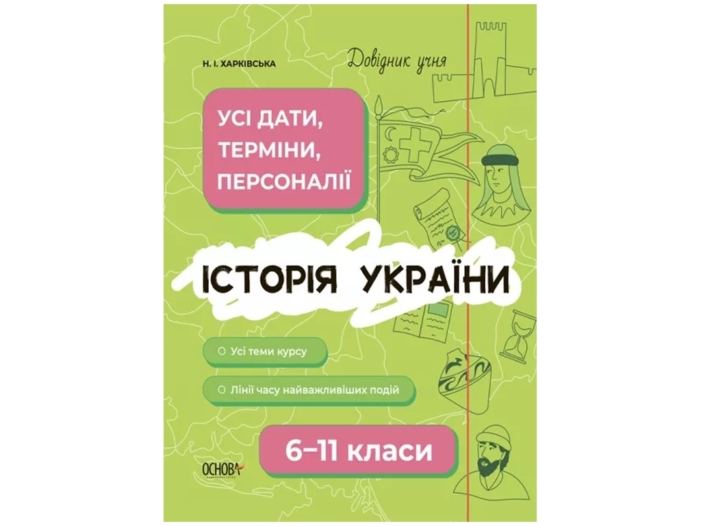 Справочник ученика "История Украины. Все даты, сроки, события. 6-11 класс", Основа