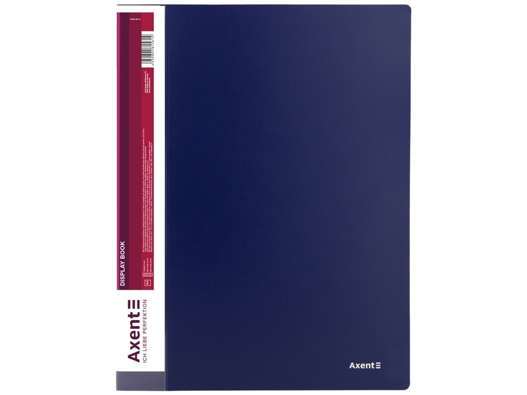Дисплей-книга синя 80 файлів. Axent 1280-02-A