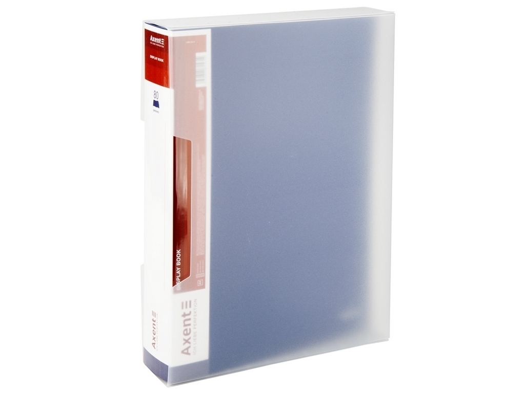 Дисплей-книга синя 80 файлів. Axent 1280-02-A