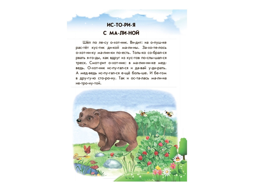 Дитяча книга 10 історій по складах Хованки на відмінно, Ранок