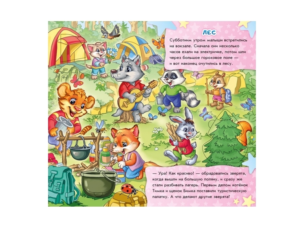 Детская книга "Уходим в поход", 2+, И. Сонечко, Ранок
