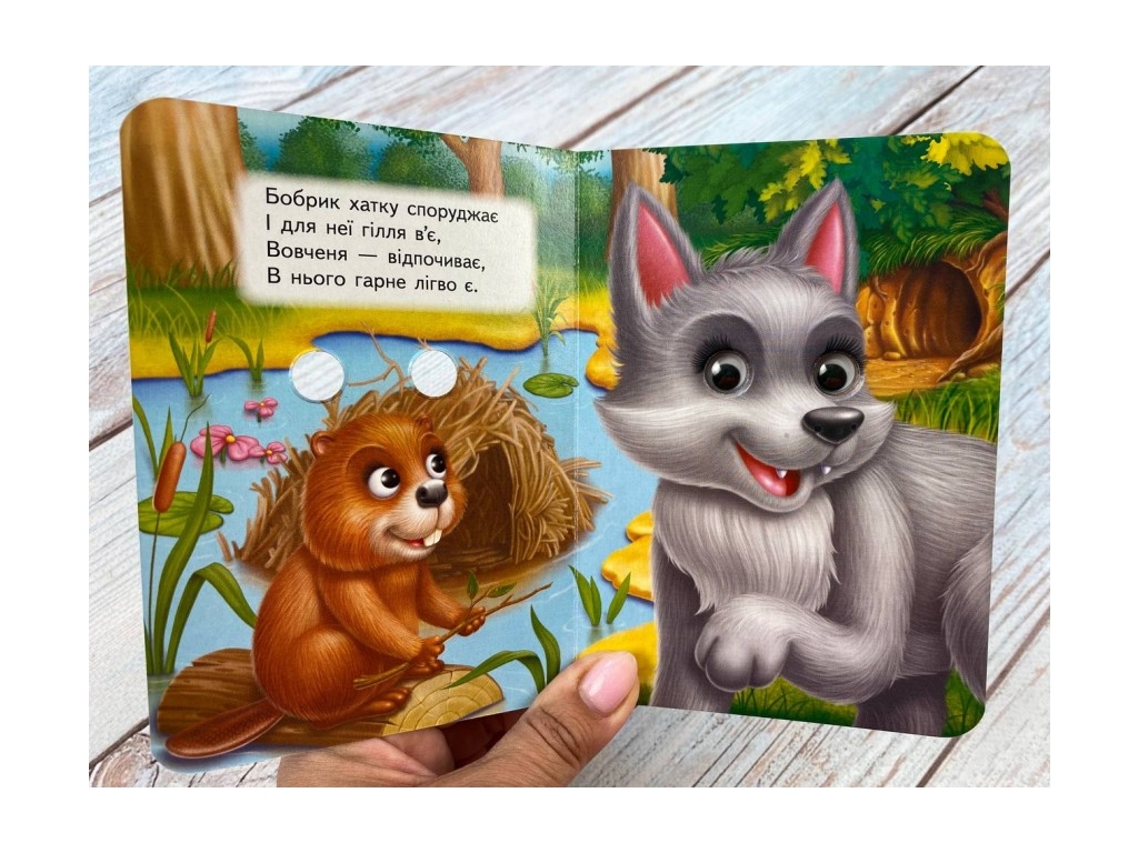 Книга-картонка "Кто где живет", 2+, Пегас