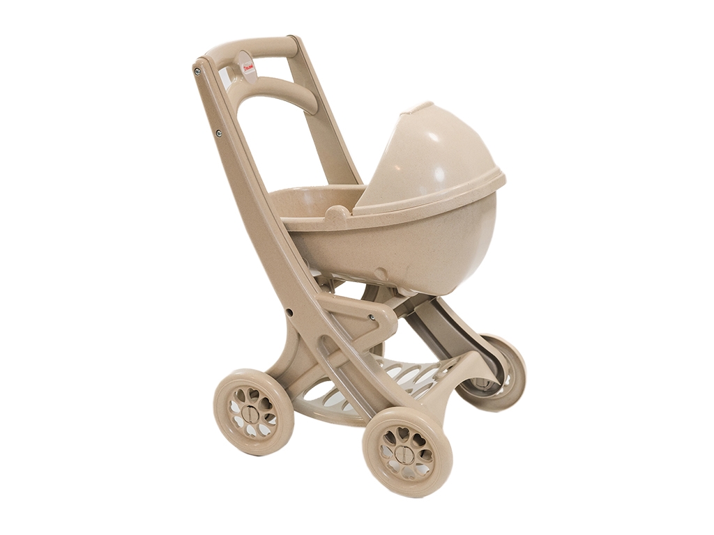 Коляска для кукол с люлькой 0121-02-ECO, 60 см, 4 колеса, Doloni Toys