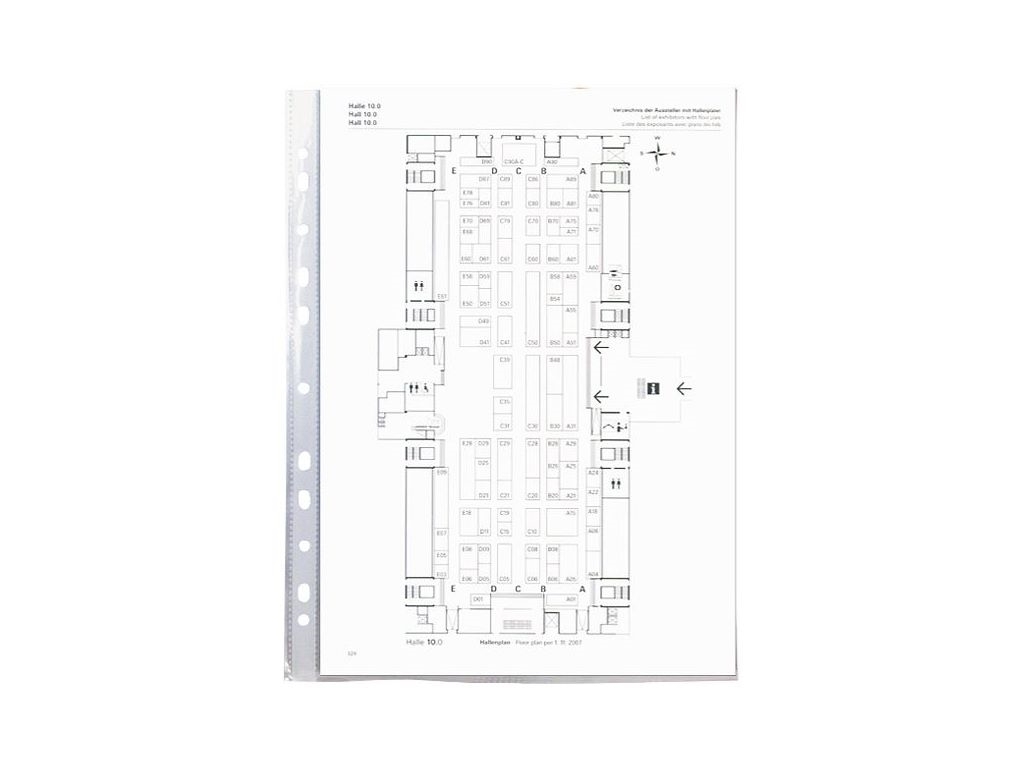 Файл прозрачный глянцевый А4+. 40мкм. 100 шт. Axent Delta D1004