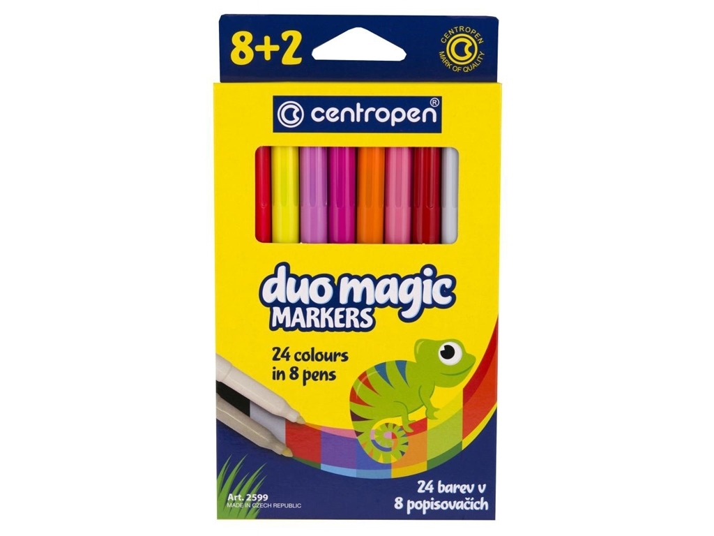 Фломастери Duomagic 10 кольорів. Centropen 2599/10