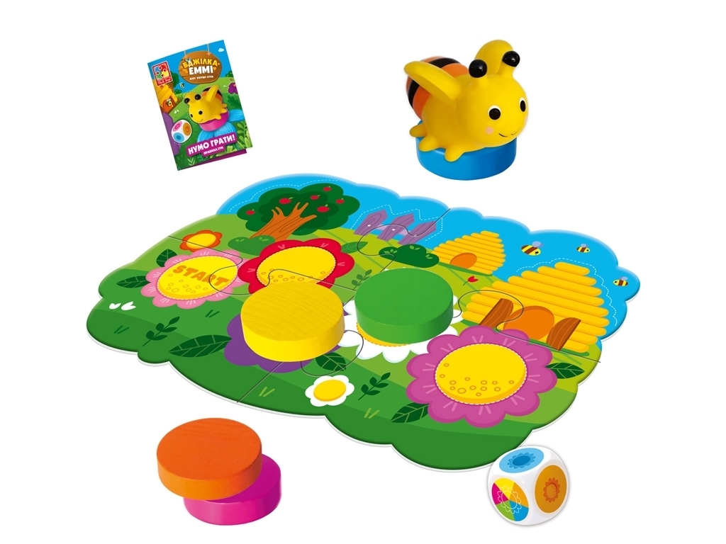 Настільна гра "Бджілка Еммі", 2+, Vladi Toys