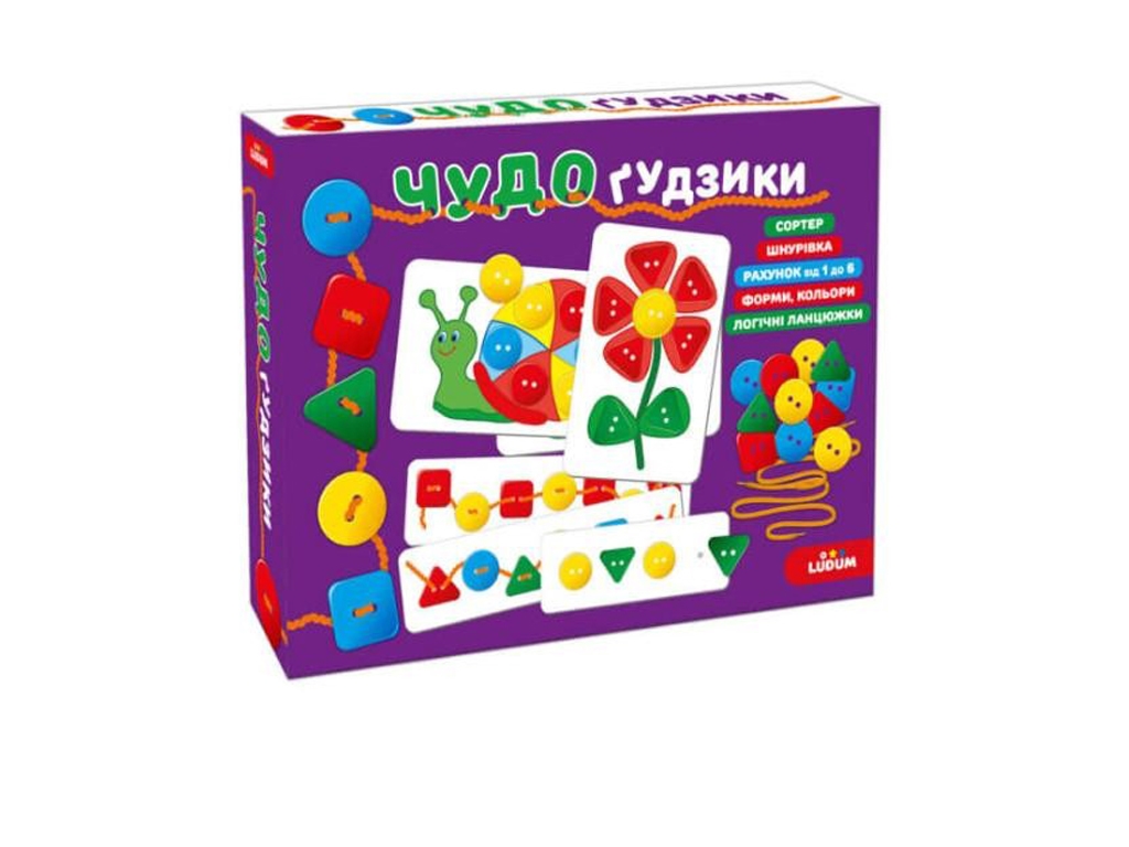 Гра настільна ЧУДОгудзики. Ludum ME5032-13