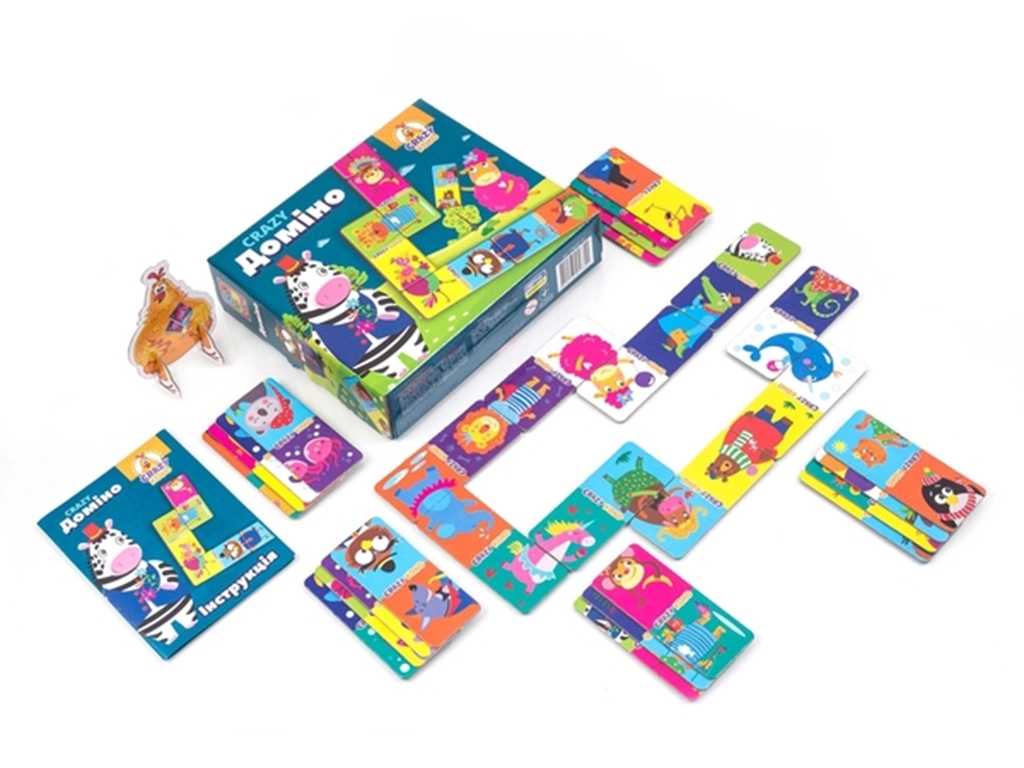Игра настольная CRAZY Домино, Vladi Toys VT8055-10