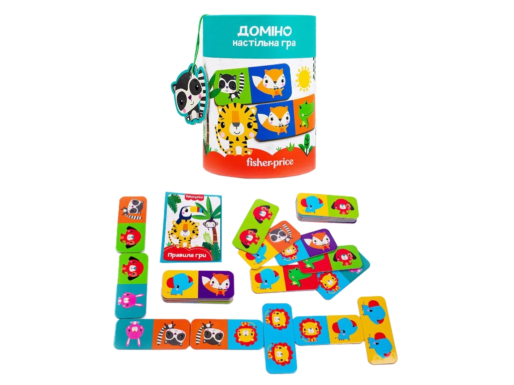 Игра настольная Домино в тубусе, Vladi Toys VT2910-03