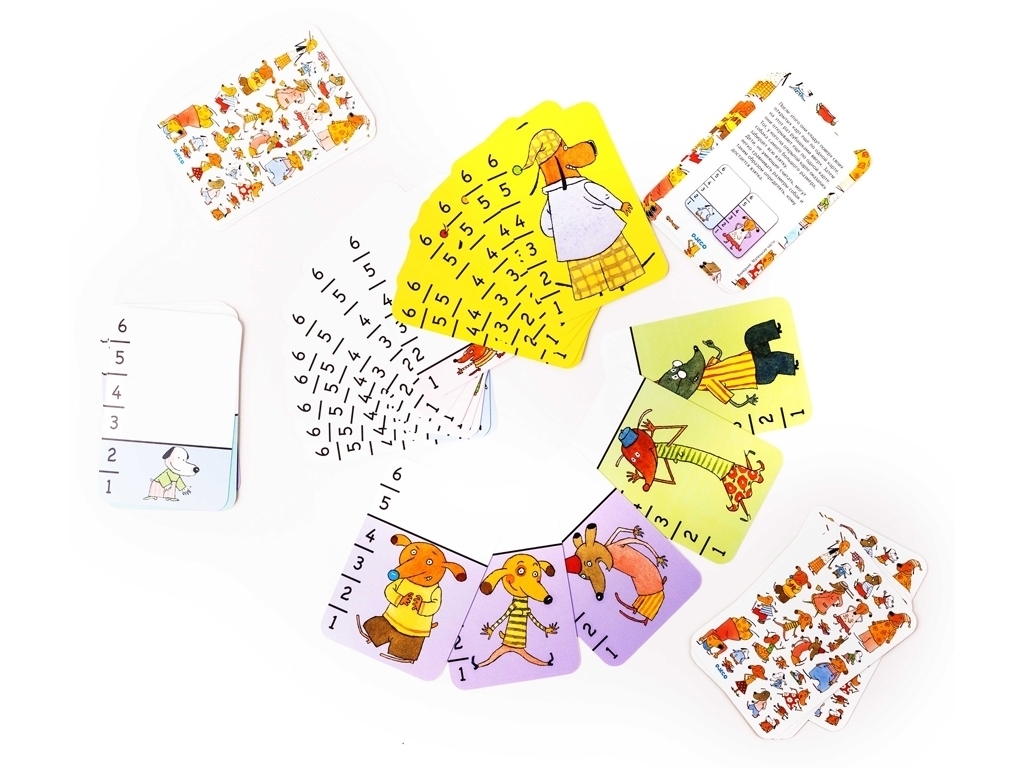 Игра настольная карточная Батаваф, 36 карт, для сравнения, Djeco