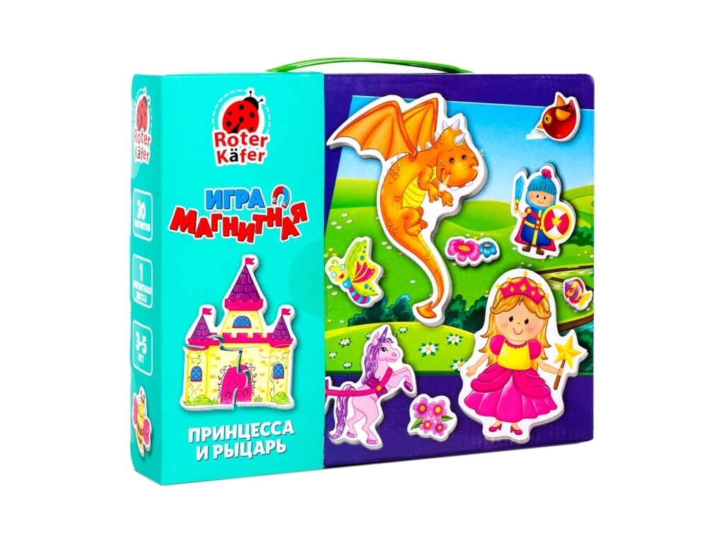 Игра настольная Магнитная игра, Принцесса и рыцарь, Roter Kafer RK2060-01