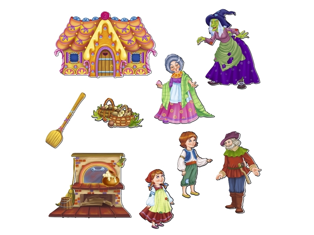 Гра настільна Магнітний театр, Пряникова хатинка, Vladi Toys VT3206-54