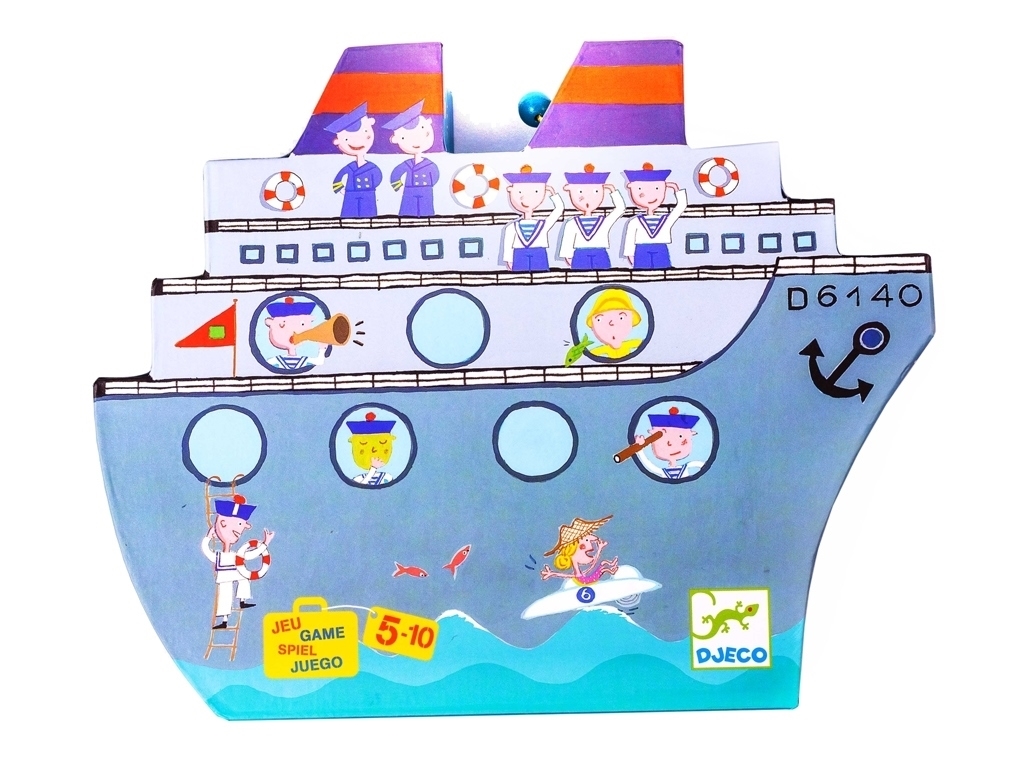 Игра настольная морской бой. Djeco DJ05270
