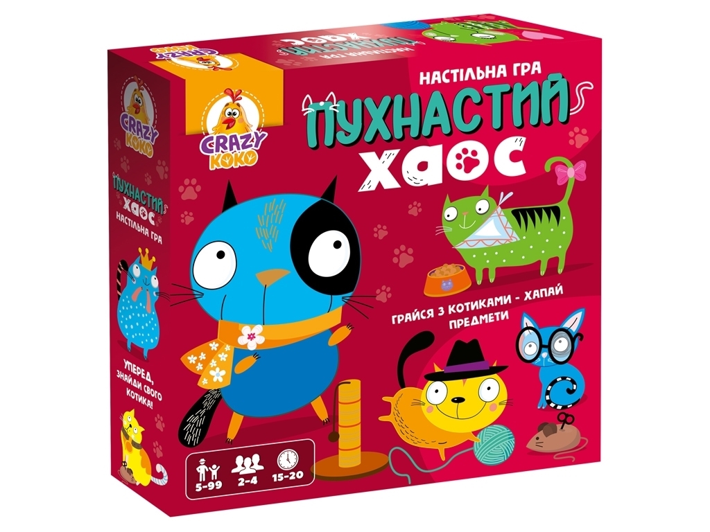 Гра настільна розважальна, Пушистий хаос, Vladi Toys