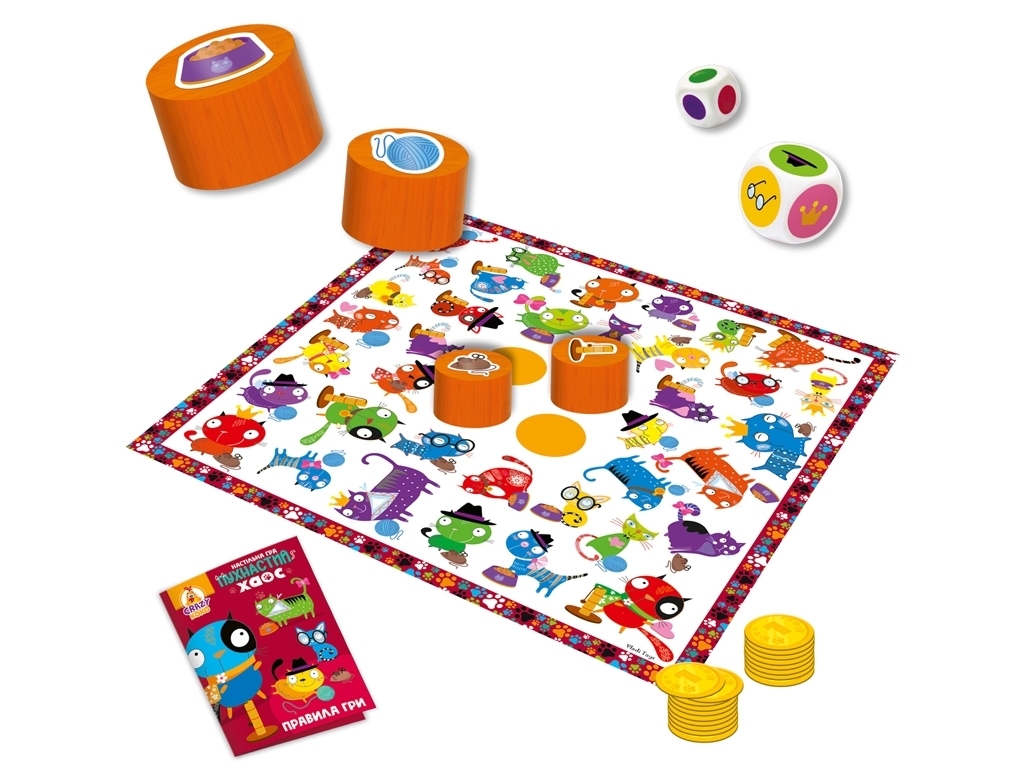 Гра настільна розважальна, Пушистий хаос, Vladi Toys