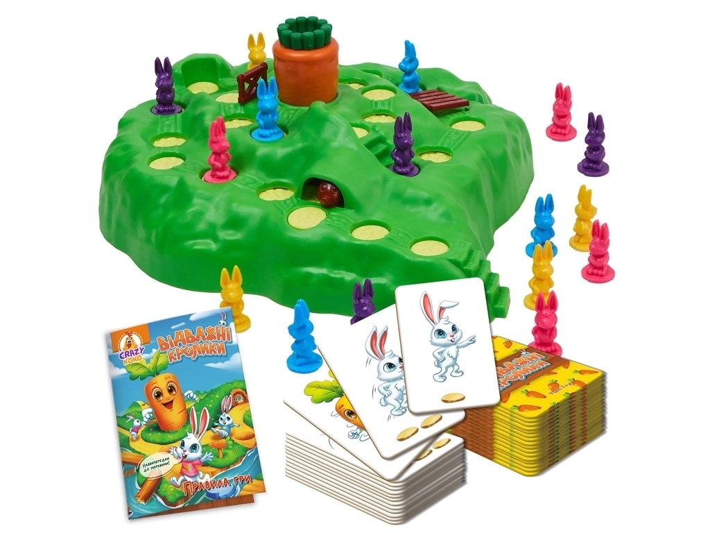 Игра настольная развлекательная, Отважные кролики, Vladi Toys
