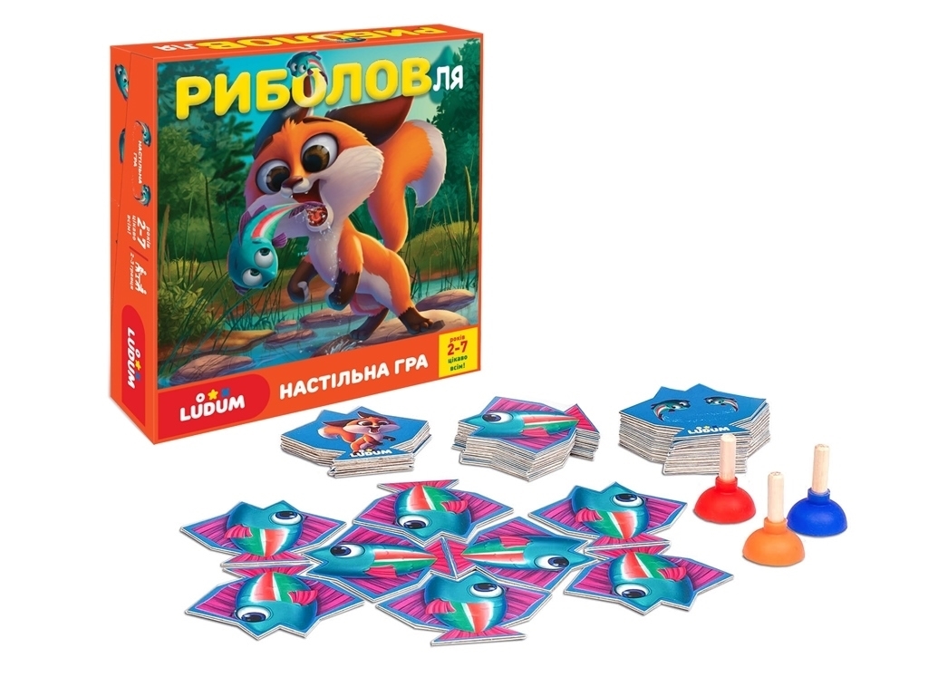 Настільна гра "Риболовля", LD1049-54, 3+, Ludum