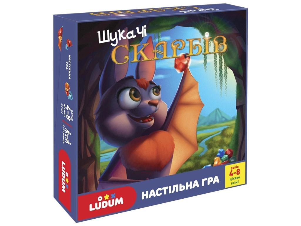 Гра настільна Шукачі скарбів. Ludum LD1049-55