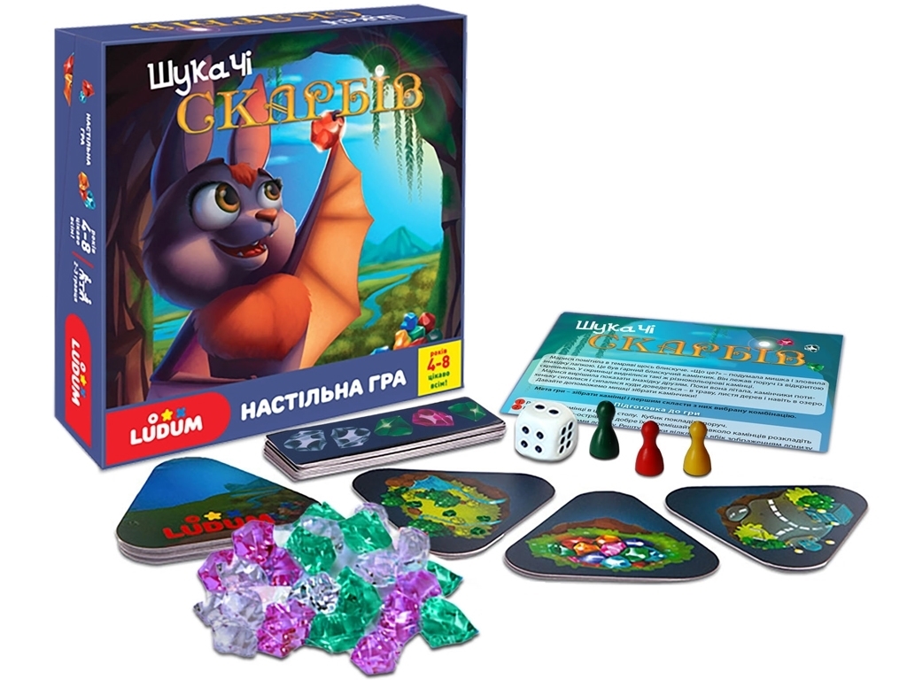 Гра настільна Шукачі скарбів. Ludum LD1049-55