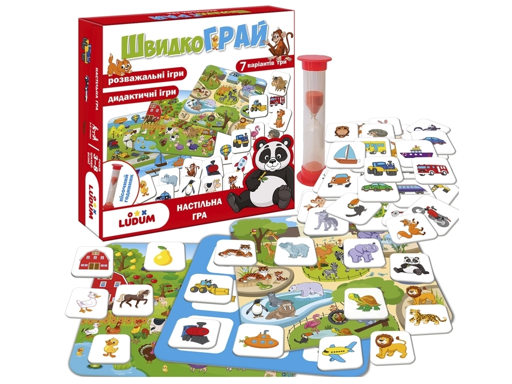 Гра настільна ШвидкоГрай. Ludum LD1049-57