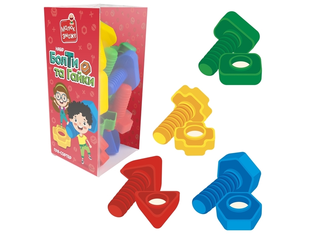 Гра розвиваюча Набір болтів і гайок, Vladi Toys