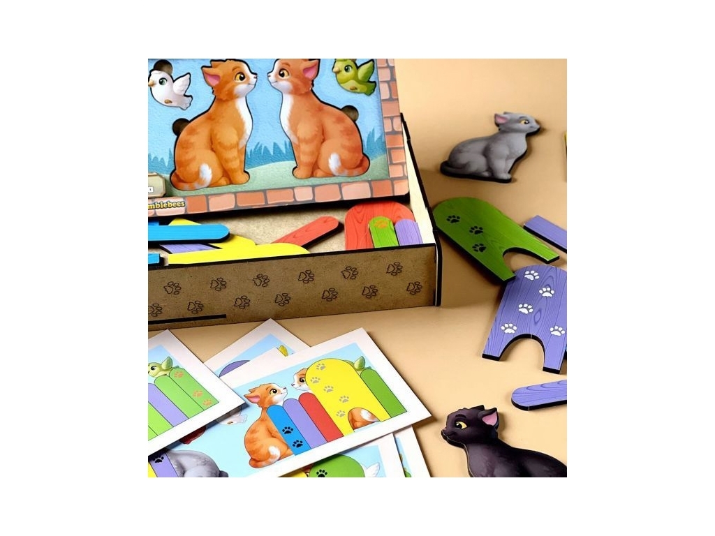 Игра с картами Котики за забором, Ubumblebees