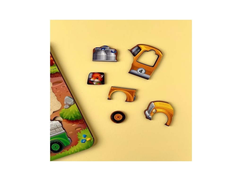 Игра с картами Животные на грузовиках Лето, Ubumblebees