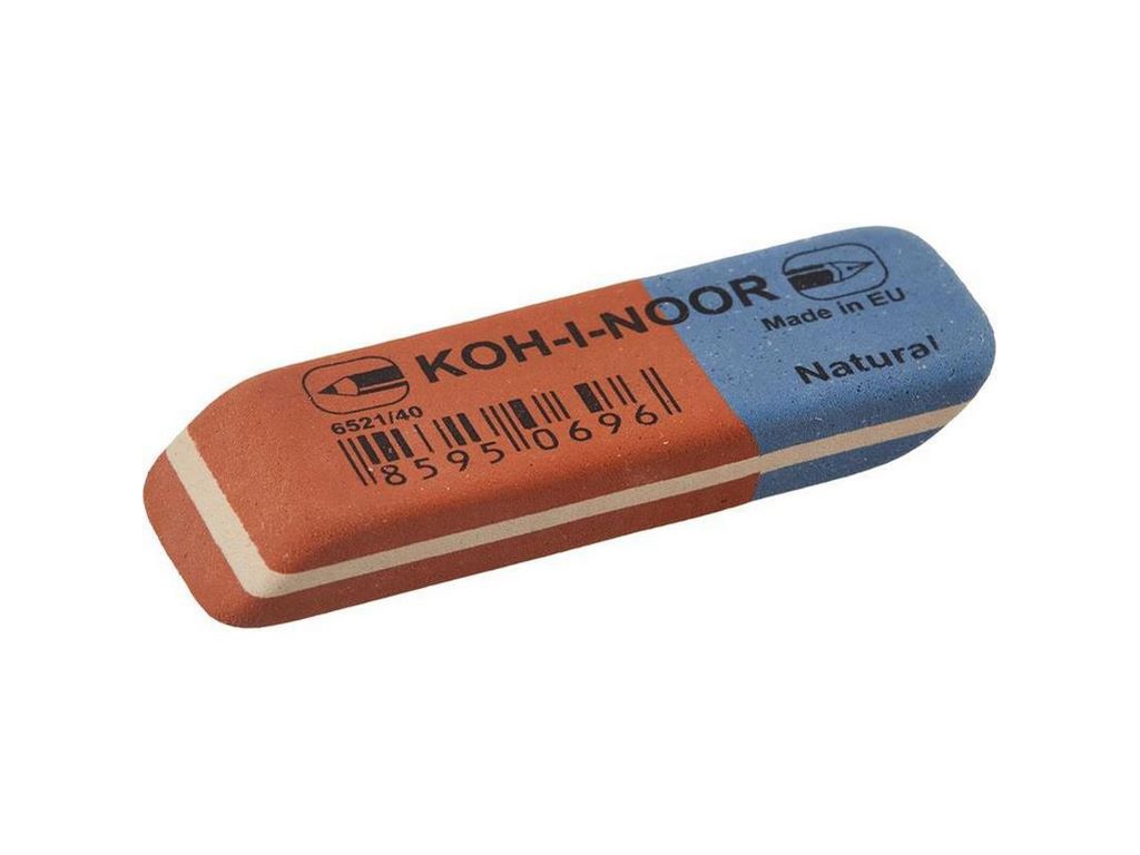 Гумка комбінована BlueStar. Koh-i-Noor 6521/40