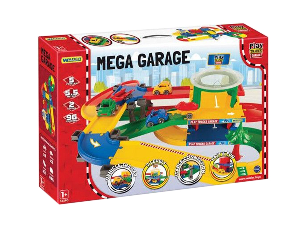 Play Tracks Garage - гараж з трасою. Wader 53140