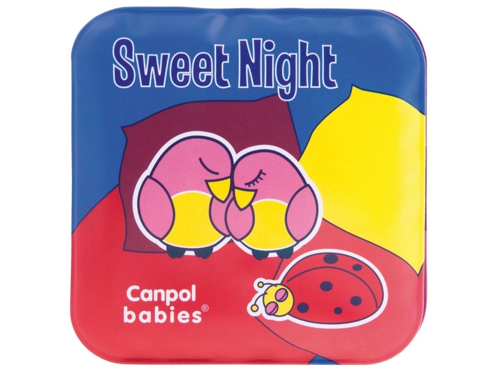 Игрушка-книжечка мягкая с пищалкой 2 шт. – День и ночь. Canpol Babies 74/014