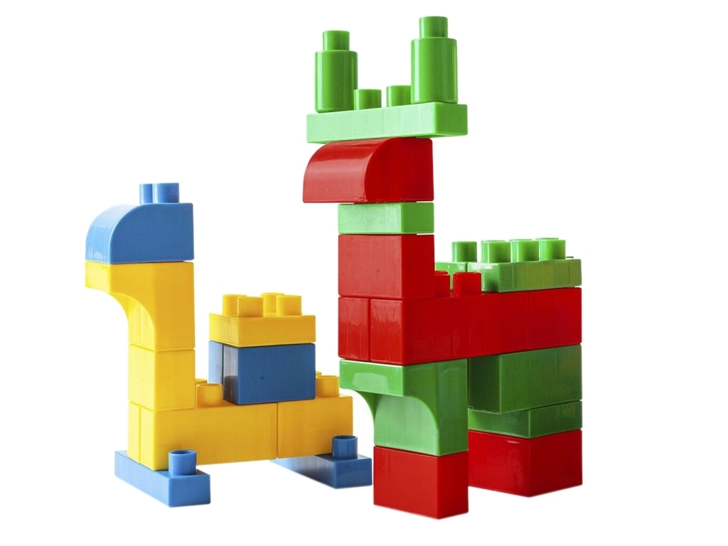 Конструктор пластиковий Kids Blocks, 50 деталей, Wader