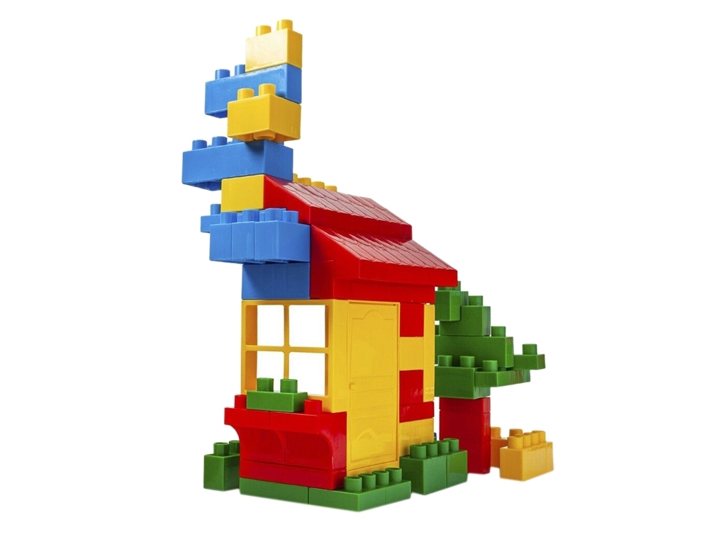 Конструктор пластиковий Kids Blocks, 90 деталей, Wader