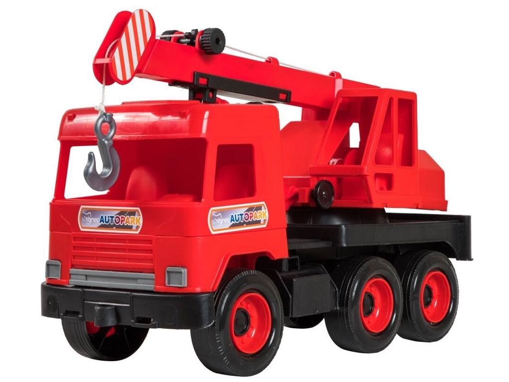 Авто Middle truck кран червоний в коробці. Tigres 39487