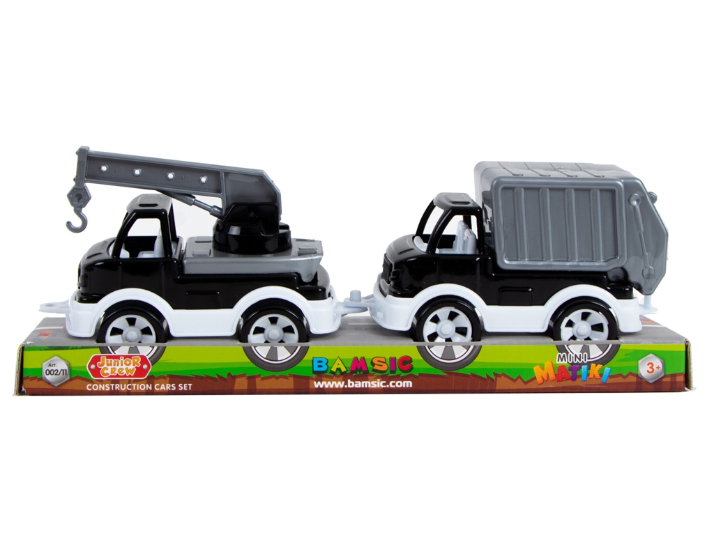 Кран мусоровоз Mini Matiki на планшет 2шт, BAMSIC