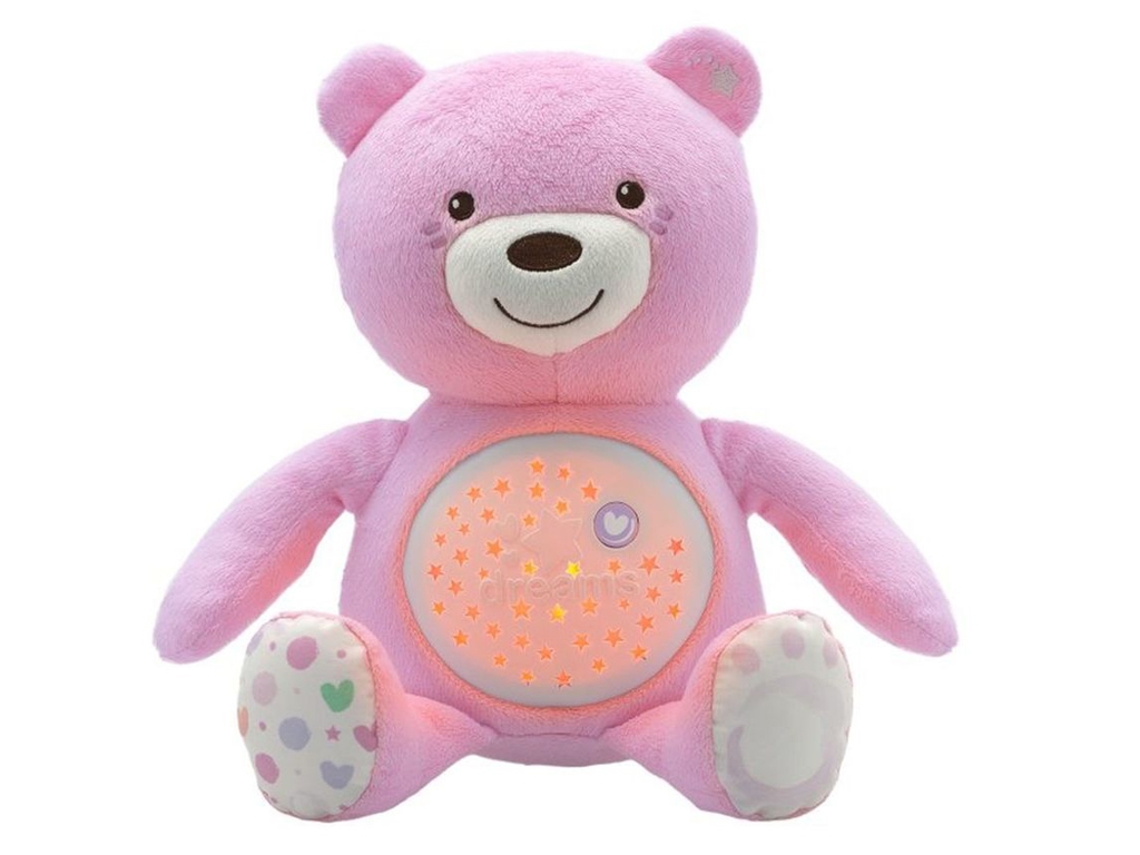 Іграшка музична Ведмедик рожевий, Chicco