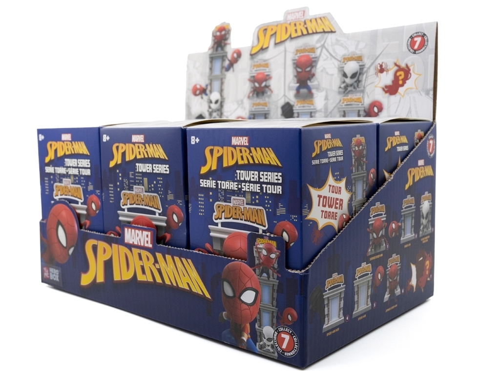 Фігурка сюрприз колекційна Spider-Man Tower Series YUME 10142; (ціна за 1шт)