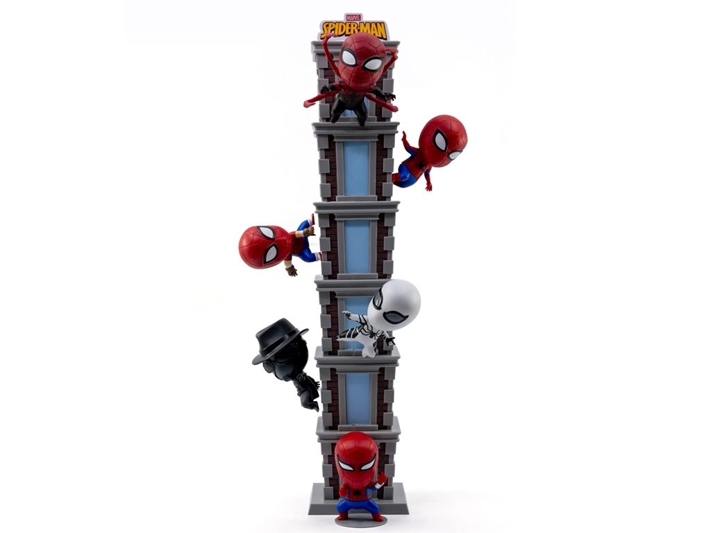 Фігурка сюрприз колекційна Spider-Man Tower Series YUME 10142; (ціна за 1шт)