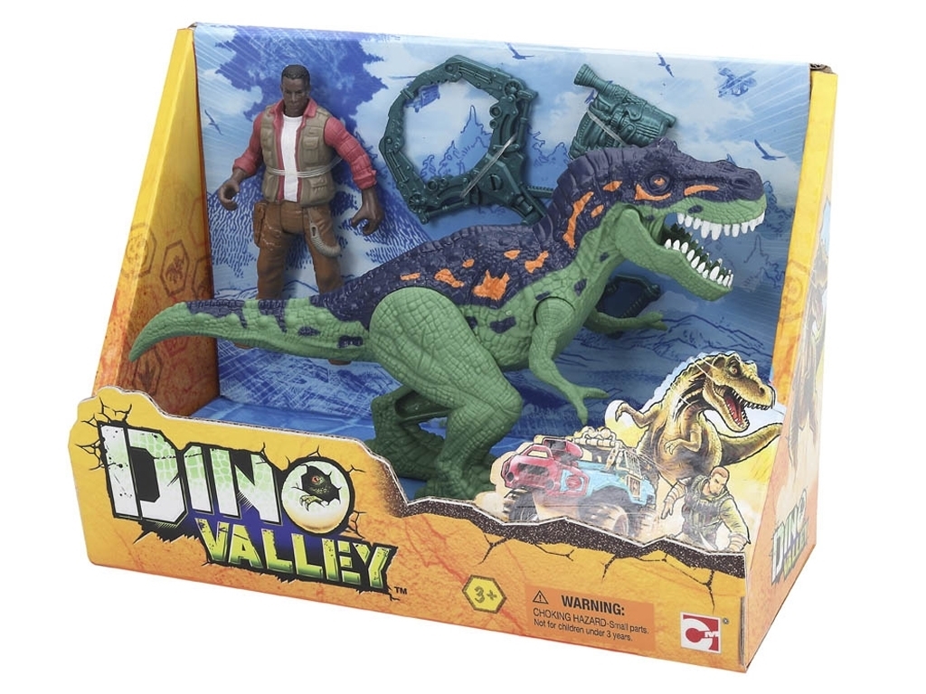 Игровой набор фигурок динозавров Dino Valley 542015-1, движущиеся элементы
