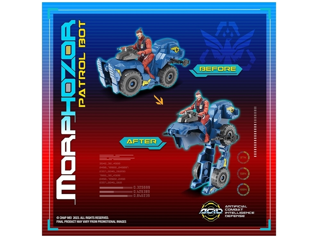 Игровой набор MorphoZor Patrol Bot. A.C.I.D. 535003