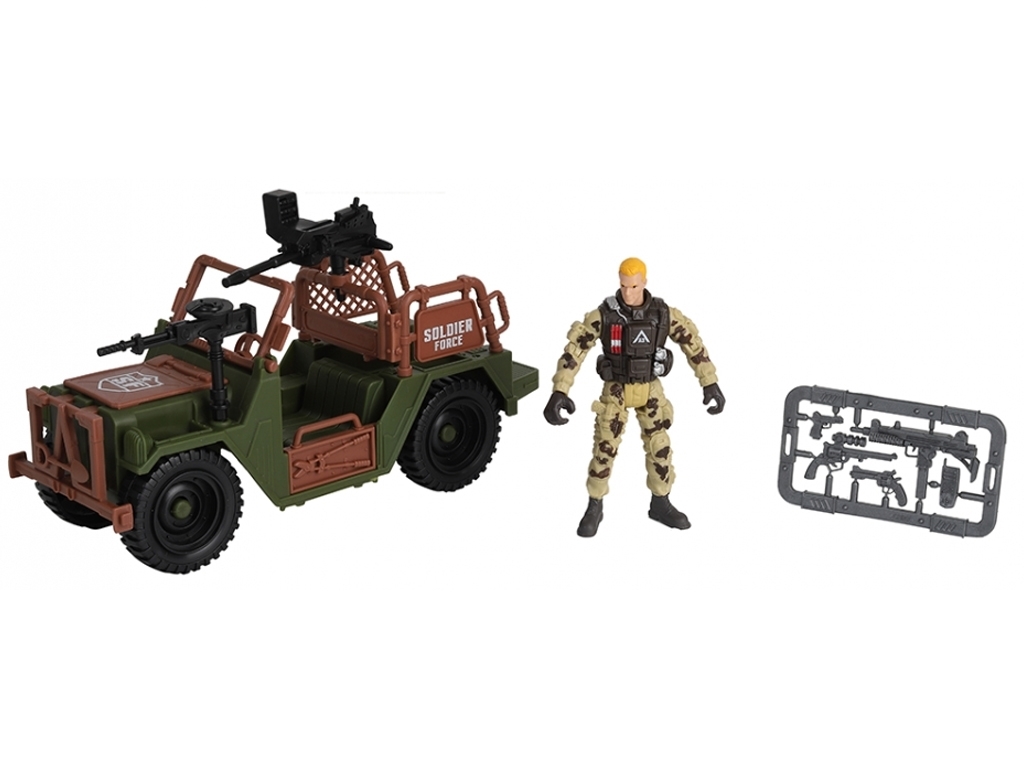 Игровой набор Солдаты PATROL JEEP. Soldier Force 545301-1