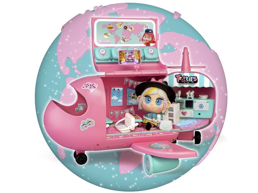 Игровой набор с куклой мини самолет Кьяры. Trotties TFT12000