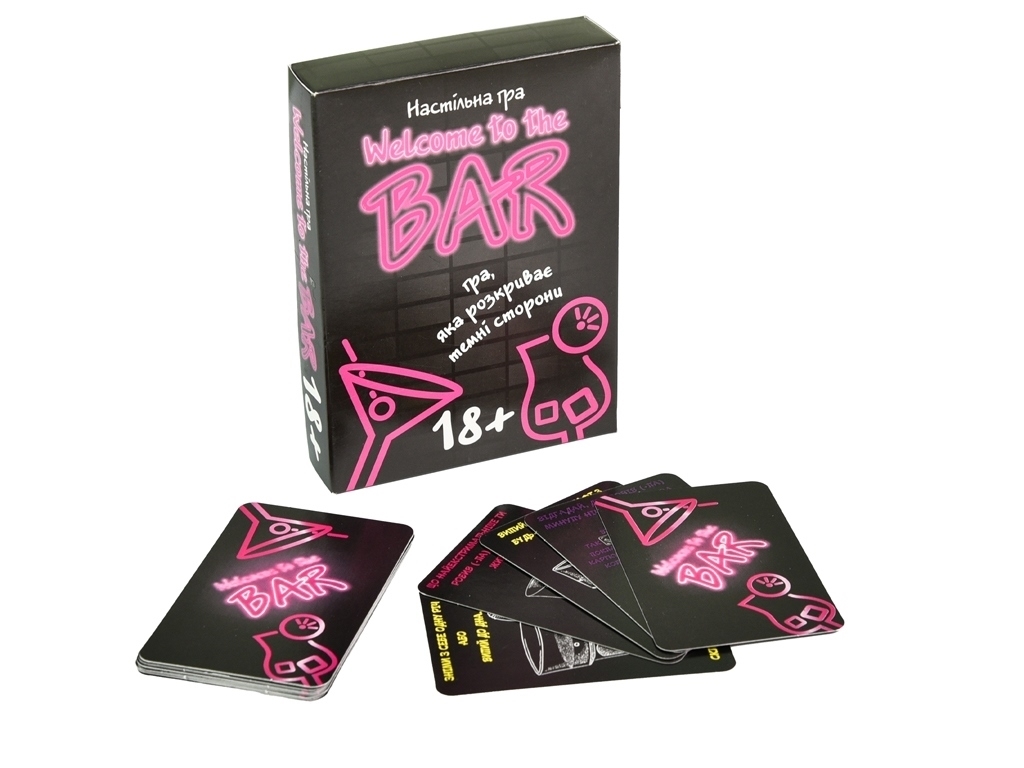 Игра настольная карточная Welcome to the Bar, 14 см, для компании, Strateg