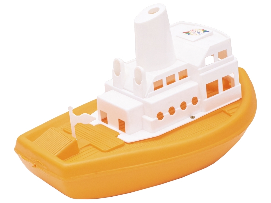 Катер игровой Буксирный 35 см, водостойкий корпус, для игры в воде, ORION