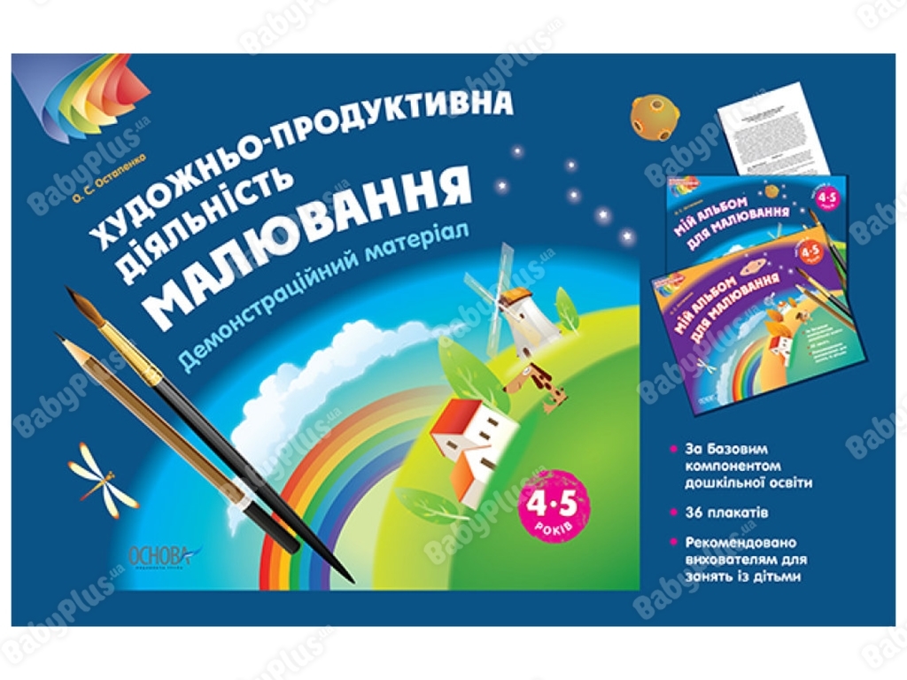 Художественно-продуктивная деятельность Рисование, 4-5 лет, Основа