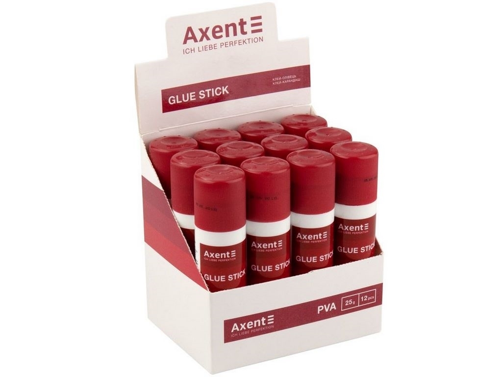 Клей-карандаш ПВА 25 грамм. Axent 7103-A
