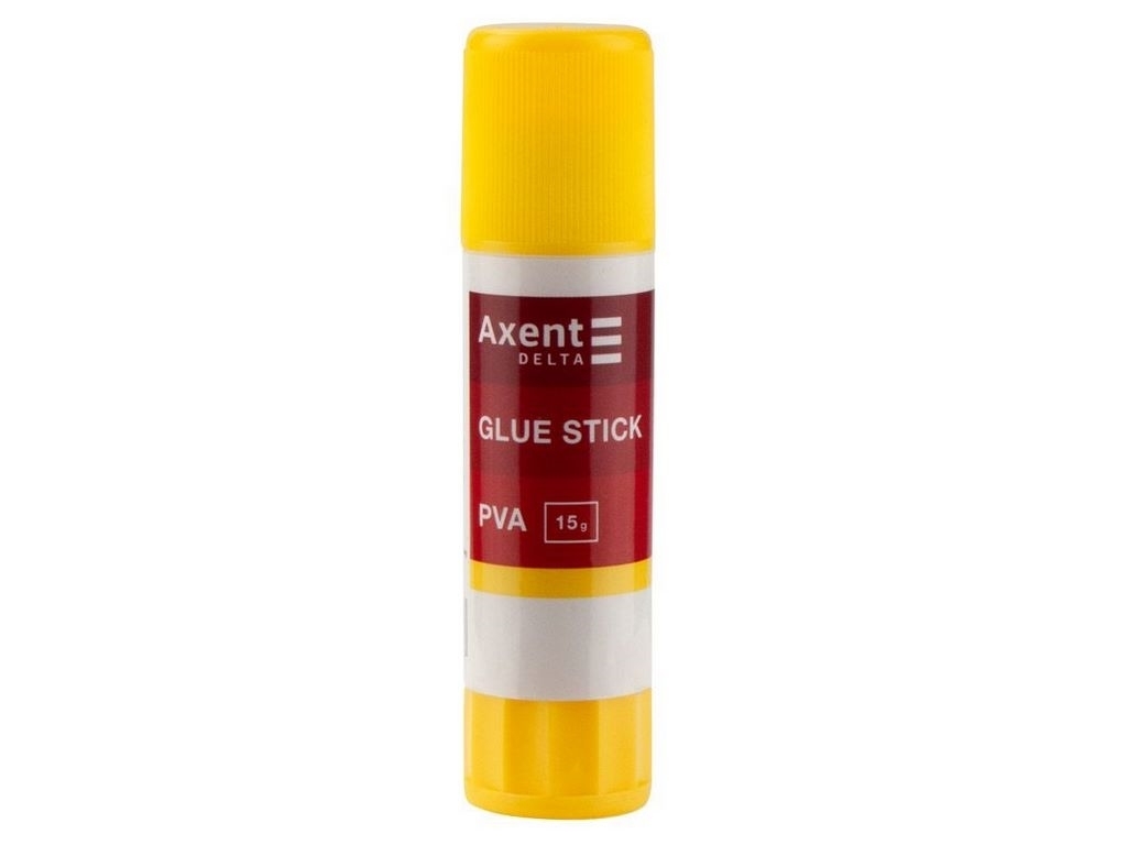 Клей-олівець PVA з дисплеєм Delta Axent D7132, 15 г, для паперу та картону, Axent