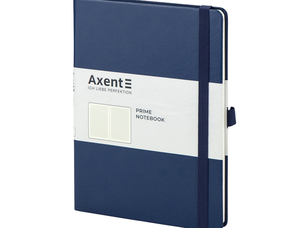 Книга записна у клітинку Partner Prime синя 145х210 мм. 96 аркушів. Axent 8305-02-A