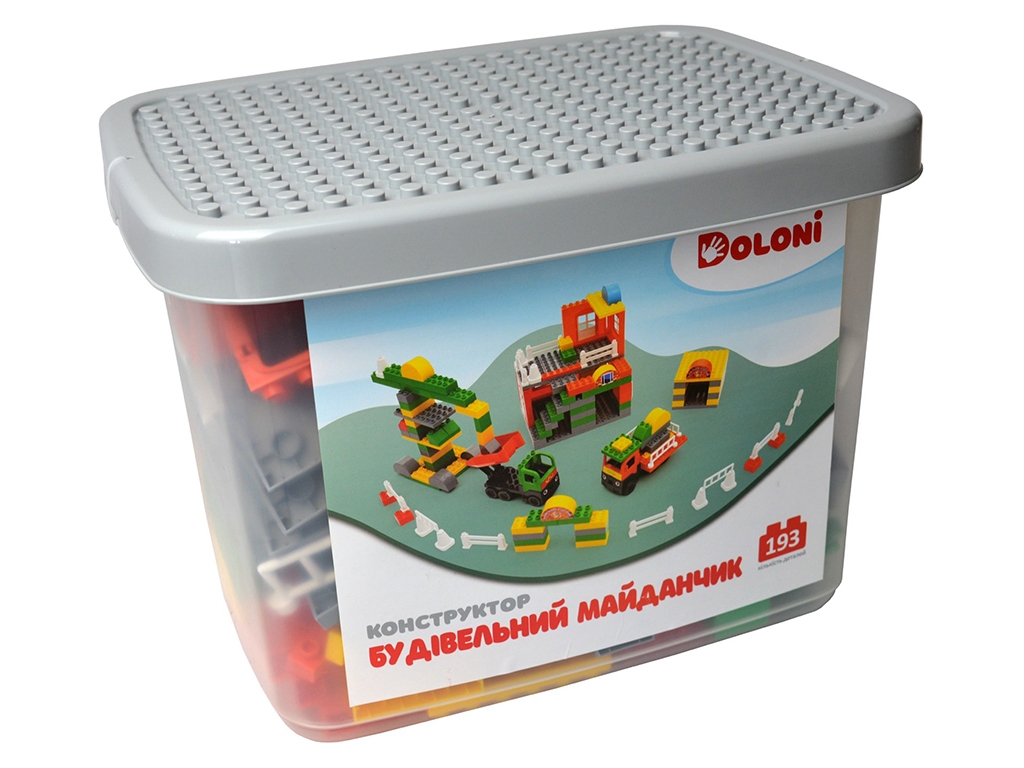 Конструктор Будівельний майданчик. TM Doloni Toys 013888-37. 193 деталі.